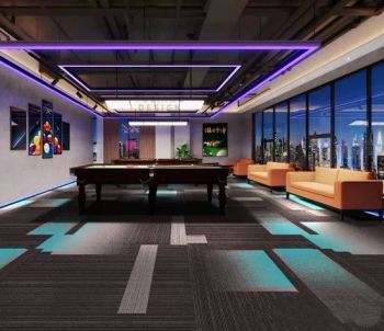 Factory Custom Wall to Wall Wool Nylon Entertainment Center Axminster Hotel Fitness Gym Floor Carpet - Rizhao F-Leader International Trade Co., Ltd. - China
