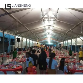 OEM Factory Romantic Canopy Arabian House for Outdoor Beach Tents Event Swimming Pool Tent - Suzhou Liansheng Aluminum Industry Co., Ltd. - China