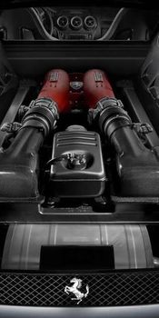 04-09 Ferrari F430 Complete Engine F136E Transport Destination Africa, Asia, Australia, Europe, Local, National, North A - Thai Agri Company - Thailand