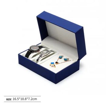 China Factory Wholesale Custom Logo Jewelry Gift Display Box, Luxury Jewellery Box, PU Leather Storage Box, Watch Box Cases with Flocking for Packaging - Qingdao Flourish Industrial and Trading Co., Ltd. - China