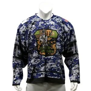 Healong Hockey Sportswear Polyester Sublimation Team Youth Hockey Custom Ice Hockey Training Jersey - Guangzhou Healong Sportswear Co., Ltd. - China