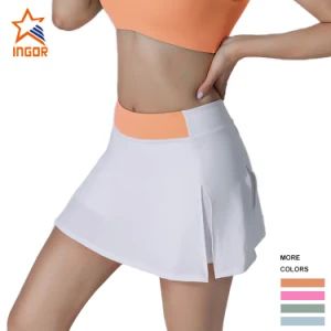 Ingorsports Women Tennis Wear Manufacturer Tennis Skirts Workout Running Fitness Gym Wear - Guangzhou Ingor Sportswear Co., Ltd. - China
