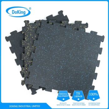Interlocking Tiles Roll Protective Gym Floor Mats Rubber Flooring - DOKING INDUSTRIAL LIMITED - China