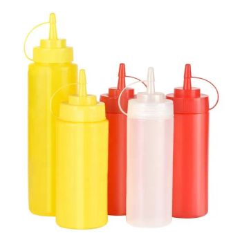 Wholesale Dessert Tools Salad Dressing Squeeze Bottle Plastic BBQ Oil Sauce Bottle - Guangzhou Shunyi Long Trade Co., Ltd - China