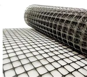 20kN 25kN 40kN Plastic Polypropylene PP Biaxial Uniaxial Geogrids for Construction - Dezhou Hongqian Industries Co., Ltd. - China