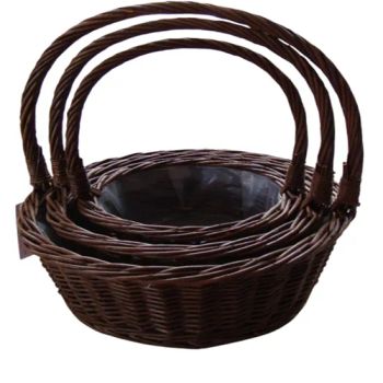 Bohemian Braided Rope Handled Basket for Beach Towels, Picnic Supplies Home Decor. - Linyi Hengyibo Arts and Crafts Co., Ltd. - China