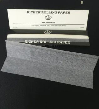 Richer 13GSM Cigarette Rolling Paper Bleached Natural Gum MOQ50K 50Booklets/Box - GUANGZHOU RICHER IMPORT AND EXPORT TRADE CO.,LTD. - China