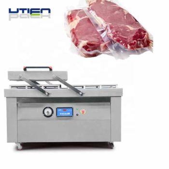 Double Chambers Bag Vacuum Packing Packaging Machine for Grain, Coffee Bean, Yeast/Tea, Rice Beans, Chick - Utien Pack Co., Ltd. - China