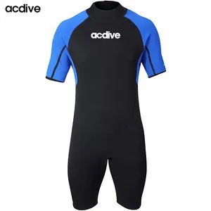 High Quality Customized Brand Colors Adult 3mm Neoprene Short Sleeve Surfing Diving Snorkeling Swimming Wetsuit - Shanghai Acdive Technology Co., Ltd. - China