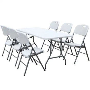 6 FT Portable Rectangular Outdoor Garden Plastic Outdoor Garden Tables and Chairs - Hangzhou Cheers Technology Co., Limited - China