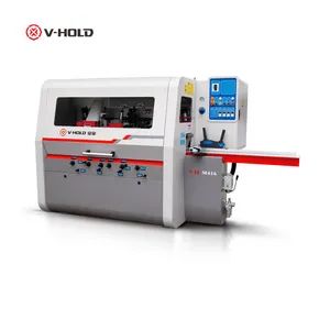 Woodworking Machinery Wood Planer Four Side Moulde Spindels 4 Origin China Cutter Shaft 4 Trademark V-HOLD Motor Power ＞10Kw - V-Hold Woodworking Machinery Manufacturing Co., Ltd - China