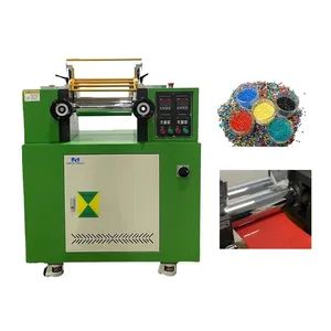 Compact Lab Scale Two Roll Mill Open Mixing Mill for Plastic Polymer Compounds - Dongguan Miko Testing Instrument Co., Ltd. - China
