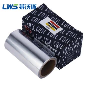 Custom Embossed Aluminum Foil for Hairdressing Salons Temper Soft ODM/OEM Yes MOQ 1000rolls Grade High Grade Treatment - Zhengzhou Laiwosi Aluminum Co., Ltd. - China