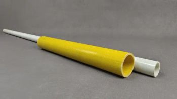 Pultrusion GRP Hollow Pipe Tubing Structural Pultruded Fiberglass Profiles FRP Round Tube - Hengshui Nuokon Technology Co., Ltd. - China