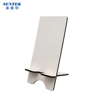 Sublimation Phone Stand Holder Wooden Blank MDF Cellphone Rectangle Stands DIY Customized White Removable Mobile Phone Holder - Suntek Print Company Limited - China