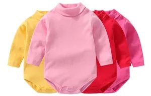 Hot Sale Baby Clothes Newborn Long Sleeve Turtleneck Bodysuits - Number One Industrial Co., Ltd - China