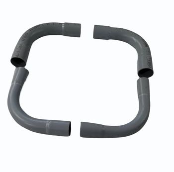 45 Degree 1 Inch PVC Pipe Bend Color Gray Bend Angle 45 Degree Connection Type Male Inner Diameter 1 inch Usage/Application Pipe - Ajantha Irrigation - India