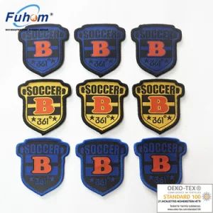Wholesale Custom Garment Applique Embroidered Textile Fashion Labels Uniform Tactical Label Patch - Xiamen Fuhom Light Industrial Co., Ltd. - China