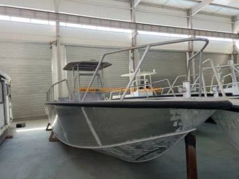 Finland Aluminum 25FT Centre Console Fishing Boat Seater 6 Width 2.5m Length 7.5m Origin China Folded Unfolded Trademark - Abelly International Limited - China