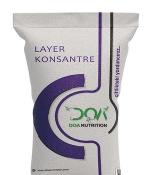 Layer concentrate Origin Türkiye Inclusion Rate 20–35% Minimum Order 1,000 Kg (40 Bags) Target Application Commercial Layers (18 Weeks - DOA NUTRITION - Turkey