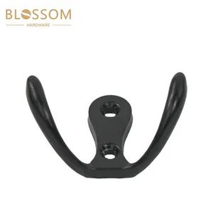 Zinc Alloy Double Coat Rack Hook Furniture Accessories with Metal Decor Novelty Hooks for Clothes Storage - Guangdong Blossom Hardware Co., Ltd - China