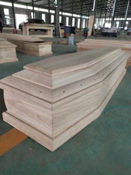 Italy Style Wooden Cremation Coffin/Casket Funeral Supplies Color Gold Type Coffin Origin China HS Code 442199 Interior Velvet - Dongming Sanxin Wood Industry Co., Ltd. - China