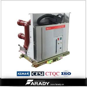 11kv 12kv 33kv Vcb Zn63A 12 Type of Indoor High Voltage Vacuum Circuit Breaker - Farady Electric Co., Ltd. - China