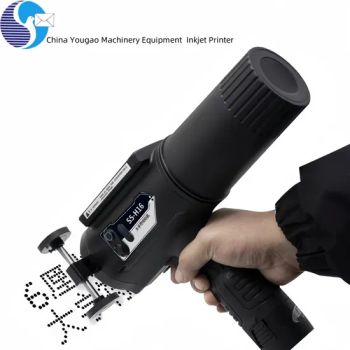 Inkjet Coding Machine Auto Large Char Printer Plastic Glass 220V Aluminum 1Y - Zibo Yougao Coding Equipment Co., Ltd. - China