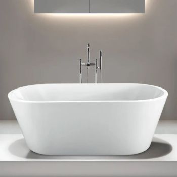 Simple Style White Whirlpool Bath Tubs, Water Massage Acrylic Bathtubs - ZHEJIANG SUEZ SANITARY WARE CO., LTD. - China