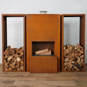Garden Stoves Wood Burning Fire Pits Corten Steel Outdoor Fireplace - Henan Smallalley Trading Co., Ltd. - China