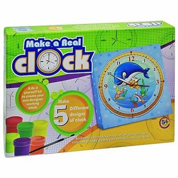 Ekta Paint and Make a Real Clock , Do it Yourself Toys Game , Kids Educational Kit School Project - Latika Enterprises - India