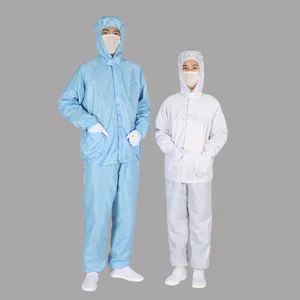 High Quality Women Men Work Factory Overalls ESD Workwear Size XL Condition New Origin Jiangsu Type ESD Jacket Use Uniform - Suzhou Linclean Technology Co., Ltd. - China