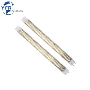 Fast Medium Wave Halogen Heat Lamps Infrared Heating Lamps 620mm 2000W with Sk15 Ceramic - Huaian Yinfrared Heating Tech Co., Ltd. - China