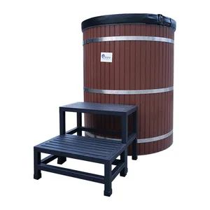 Compact Wooden Ice Bath Tub for Private Sauna - Guangzhou Fenlin Swimming Pool & Sauna Equipment Co., Ltd. - China