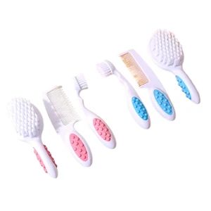 3 in 1 Baby Set Baby Comb and Brush Set Plastic Handle Toothbrush - Kingsun Baby Products Co., Ltd. - China