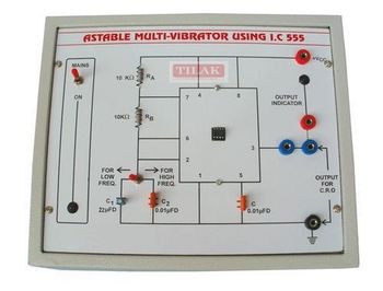 electric components Analog Astable Multivibrator, For Laboratory - Tilak Instruments - India
