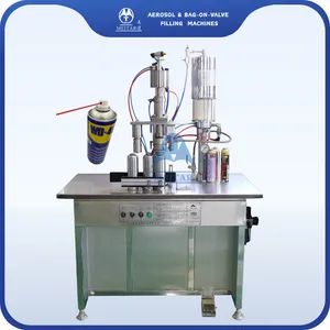 Three in One Insecticide Air Freshener Aerosol Spray Filling Crimping Gassing Machine - Yangzhou Meida Filling Machinery Co., Ltd. - China