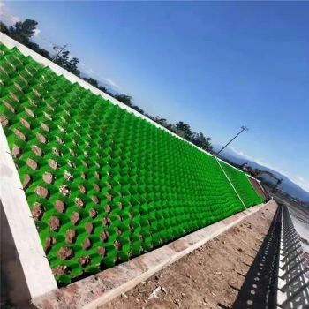 Pavement Reinforcement Slope Protection Retaining Walls Soil Stabilization HDPE Geocell 150-500mm - Shandong Obor New Materials Co., Ltd. - China