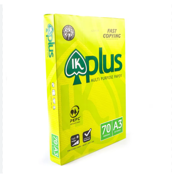 Premium IK Plus A4 Copy Paper 80gsm High Brightness Smooth Printing Paper 100% Wood Pulp Ideal For Office And School Use Buy Now Fast Delivery Available Premium Quality Guaranteed - wood traders - Poland