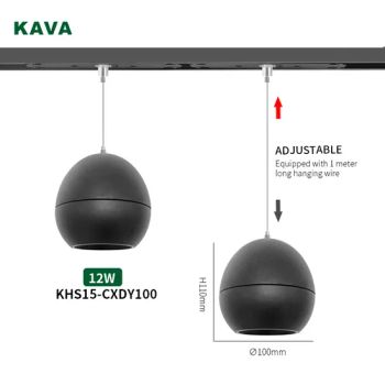 Manufacture Fixture Magnetic Pendant LED Light Spot Light Track Commercial Track Light for Dining Room Hotel - Zhongshan Kava Lighting Co., Ltd. - China