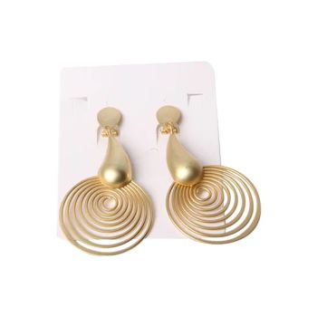 Large Diameter Fashion Jewelry Earrings with Gold Plated - Dongguan New Bybon Hardware Jewelry Co., Ltd. - China