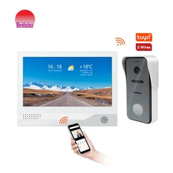 Multi Unit Apartment Intercom Wired 7" Monitor Video Intercom Doorbell Door Phone Audio Visual Intercom System - Zhuhai Morning Technology Co., Ltd. - China
