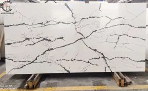 Artificial Quartz Stone Big Quartz Countertop 2-3cm Granite Slabs - Shandong Chaoou Import and Export Co., Ltd. - China