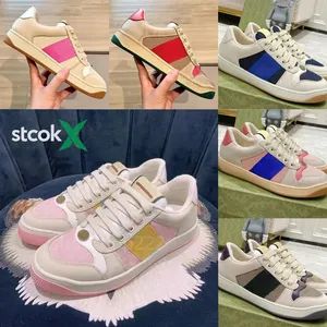Designer Mens Womens Shoes Sneakers Leather Fashion Retro Luxury Skateboarding New - Huian Xiangjie Trading Co., Ltd. - China