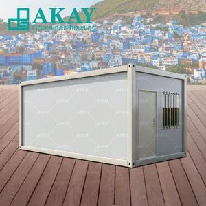 Chinese PVC Houses WPC Garden Kiosks House Prefab Wood Wooden Shed Fire Plate Garden Home Prefabricated-Building - Foshan Yakai Integrated Housing Technology Co., Ltd. - China