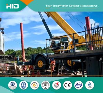 Reliable China Excavator Deck Pontoon Barges Crane Bagre with 200t Capacity - Shandong Haohai Dredging Equipment Co., Ltd. - China
