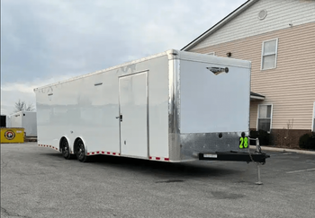 Enclosed Trailers / Enclosed Car Hauler 2026 28ft. Extreme w/6K Torsion Spread Axles, Finished Interior w/Cabinets - senesie mfg llc - United States