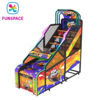 Indoor Amusement Game Room Equipment New Design Coin Operated Basketball Shooting Video Games Arcade Machine - Guangzhou Funspace Technology Co., Ltd. - China
