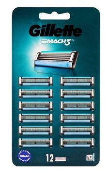 Gillette Mach3 Razor Blades, 25 Replacement Blades for Men's Wet Razor with 3-Way Blade - Smart Agri GmbH - Germany