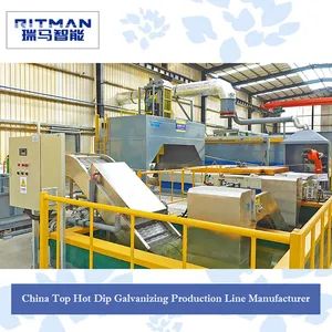 Hot DIP Galvanizing Metal Coatings Zinc Pot Pipe Coating Machine - Xuzhou RITMAN Equipment Co., Ltd. - China